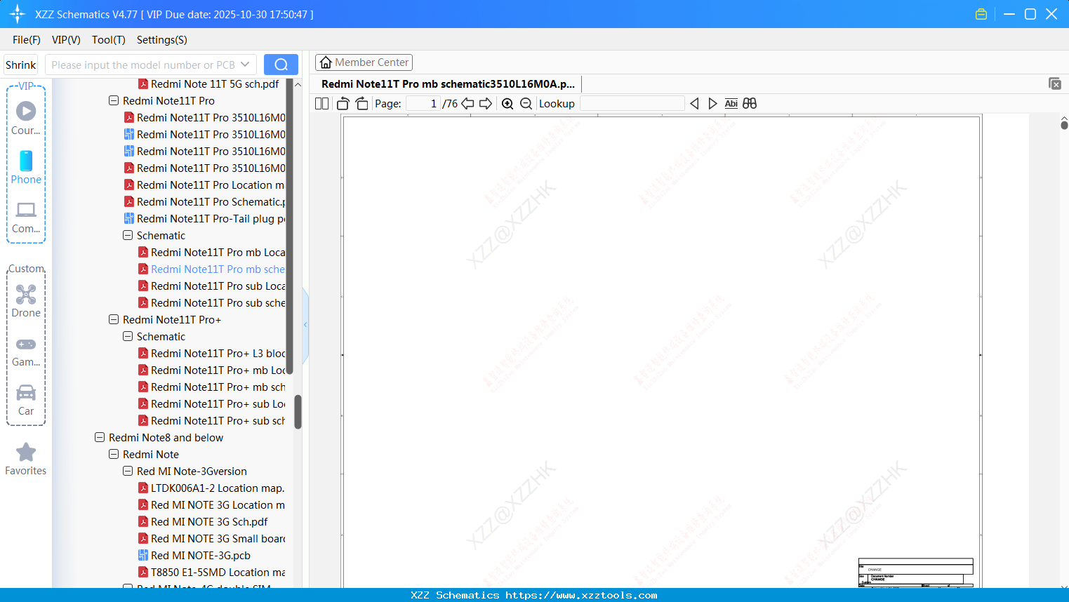 Xiaomi Redmi Note11T Pro Mb Schematic3510L16M0A